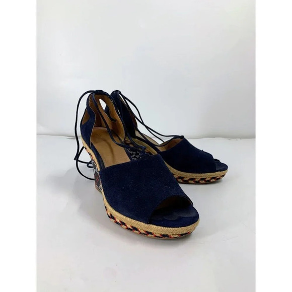 Cabi Women's Isla Wedge Espadrilles Ankle Wrap Sandals #6001 Size 9.5‎ - Picture 3 of 16